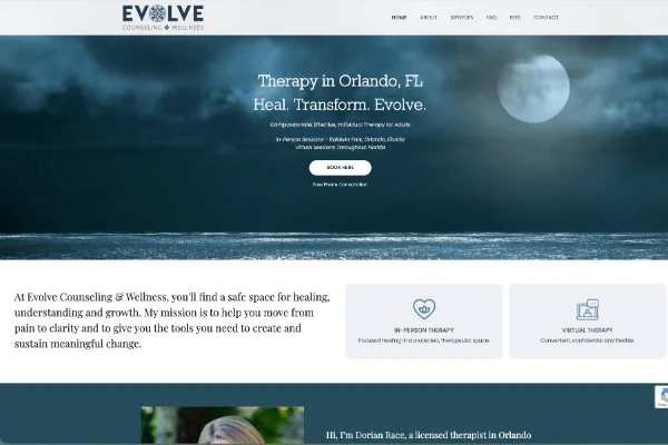 Evolve Counseling and Wellness SEO results
