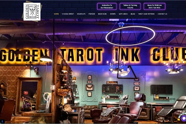 Golden Tarot Ink Club SEO results