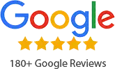 180+ Google Reviews
