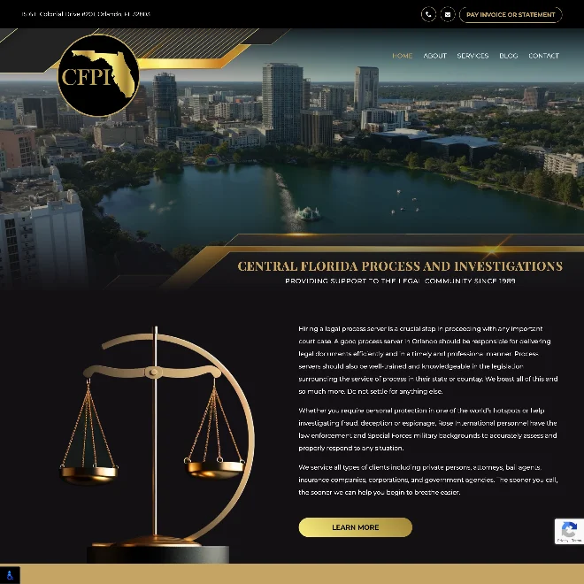 Website for Central Florida Process