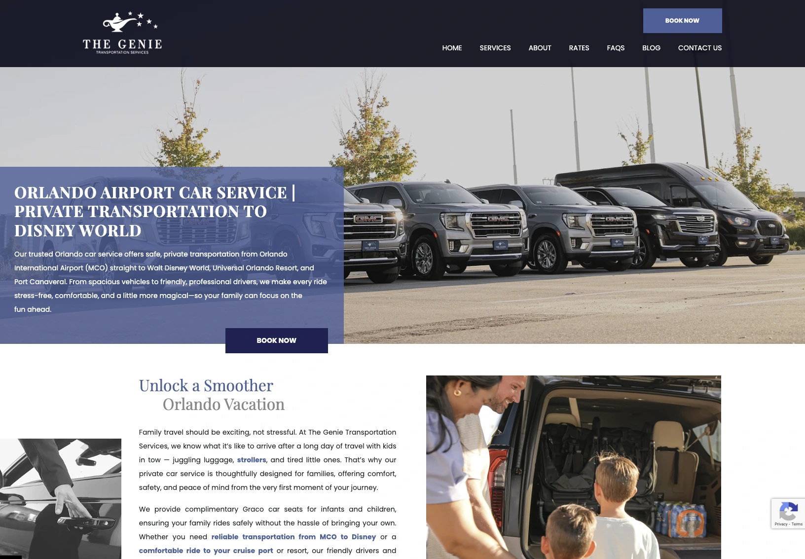 The Genie website