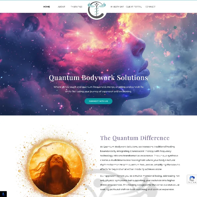 Website for Quantum Bodywork Solutions